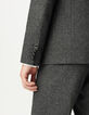 Grijze blazer tweedstijl Heren-7