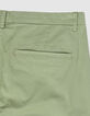 Men's green slim-fit chino pants-8