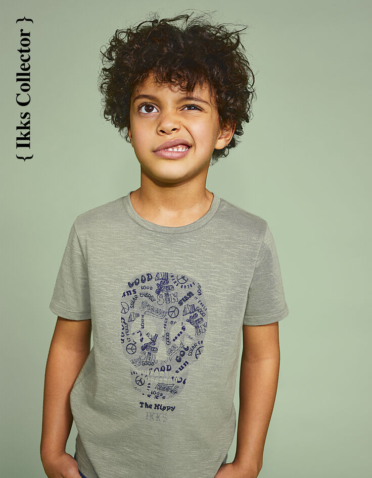 Tee-shirt Collector kaki The Hippy garçon -1 Tee-shirt Collector kaki The Hippy garçon -1