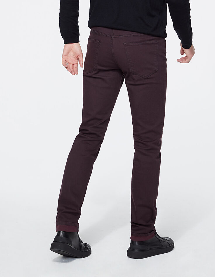 Paarse SLIM fit jeans Pendjab Heren-3