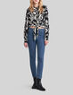 Jean slim summer blue waterless sculpt up strass dos Femme-1