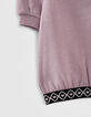 Vestido sudadera parma con tira rock bebé niña-5