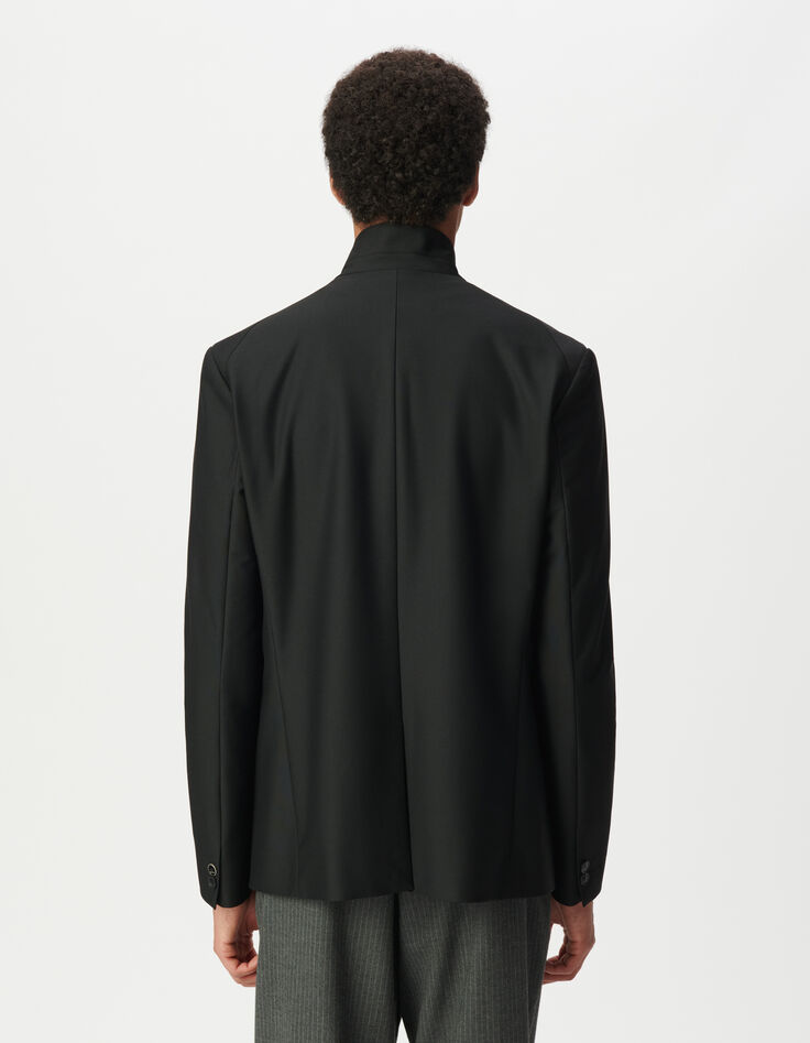 Men’s black ULTRA MOBILITY zipped suit jacket-3 Men’s black ULTRA MOBILITY zipped suit jacket-3
