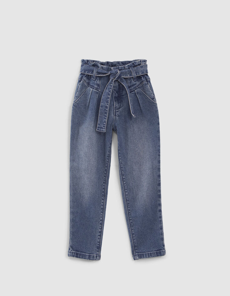 Girls’ blue Waterless BALLOON jeans-1