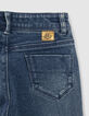 Vaqueros slim medium blue con fular ni&ntilde;a -6