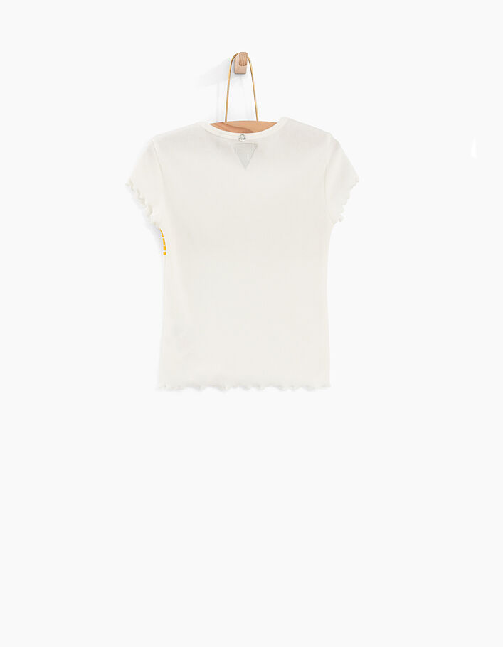 Camiseta blanco roto Sunset Lovers niña - IKKS