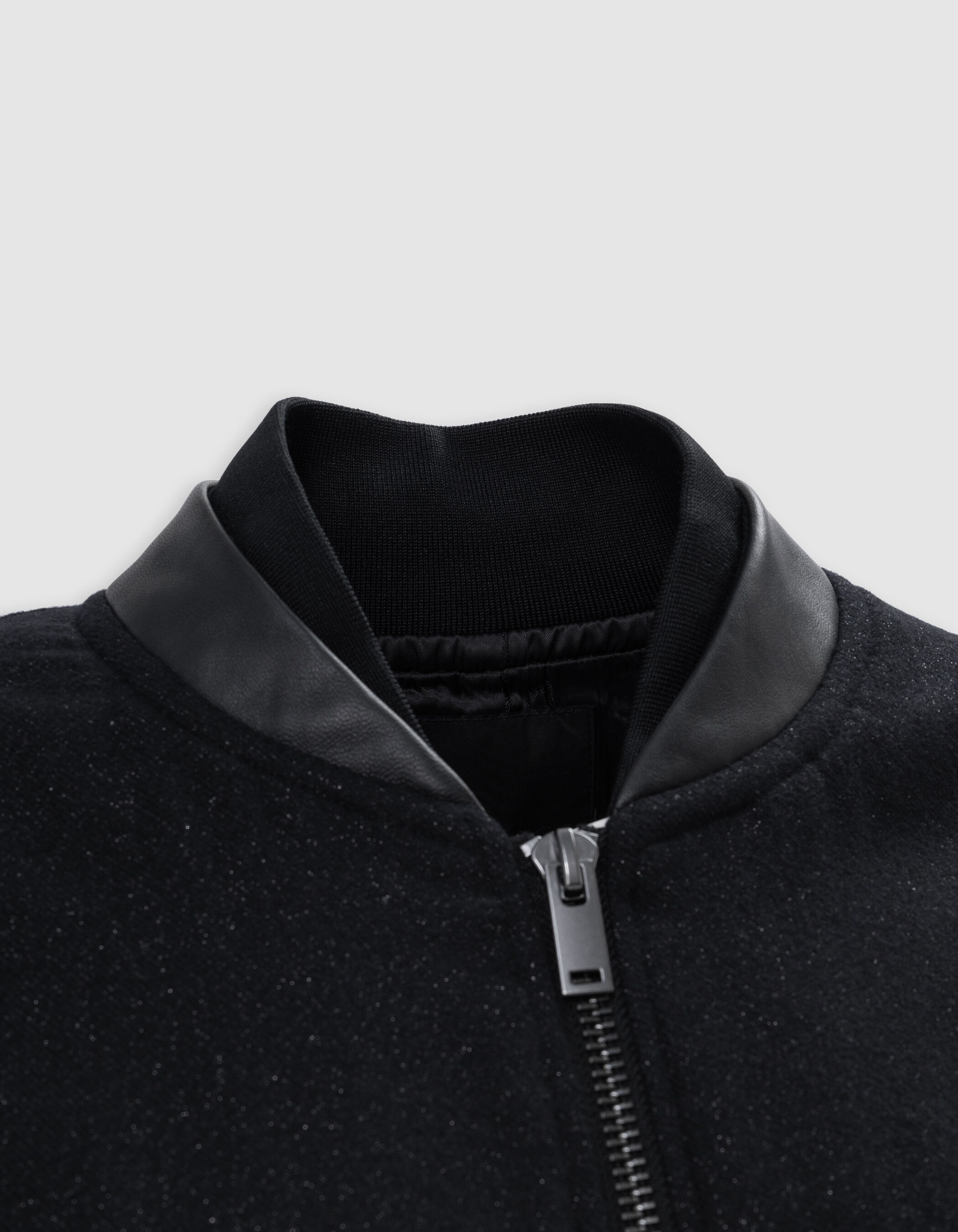 Bomber noir oversize femme clearance