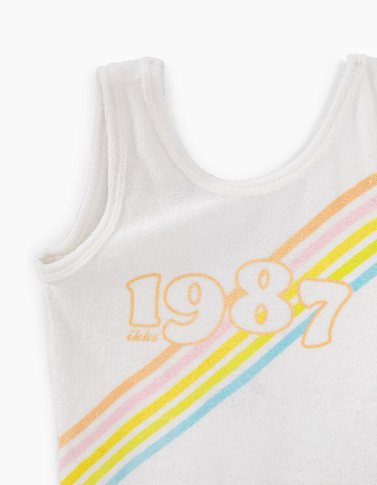 Girls’ off-white lenticular 1987 terry bodysuit-4 Girls’ off-white lenticular 1987 terry bodysuit-4