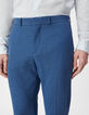 Pantalon de costume bleu indigo Homme-4