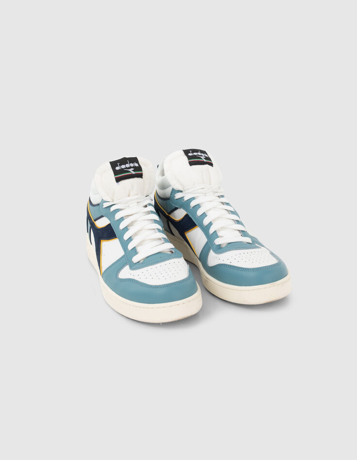 Sneakers aqua, wit en marine IKKS X DIADORA Heren-3