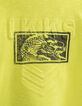 Sweat vert fluo IKKS relief et tête de dragon garçon-3