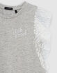 Grijs T-shirt kanten volants mouwinzetten meisjes-3