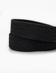 Schwarzer Herren-Flechtgürtel aus Textil-2