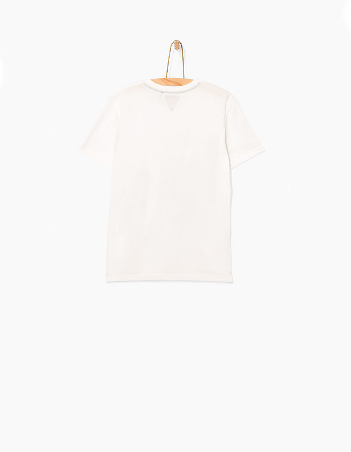 Gebroken wit T-shirt Skatepool  - IKKS