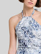 Robe écrue LENZING™ ECOVERO™ imprimé tatoo Femme-4