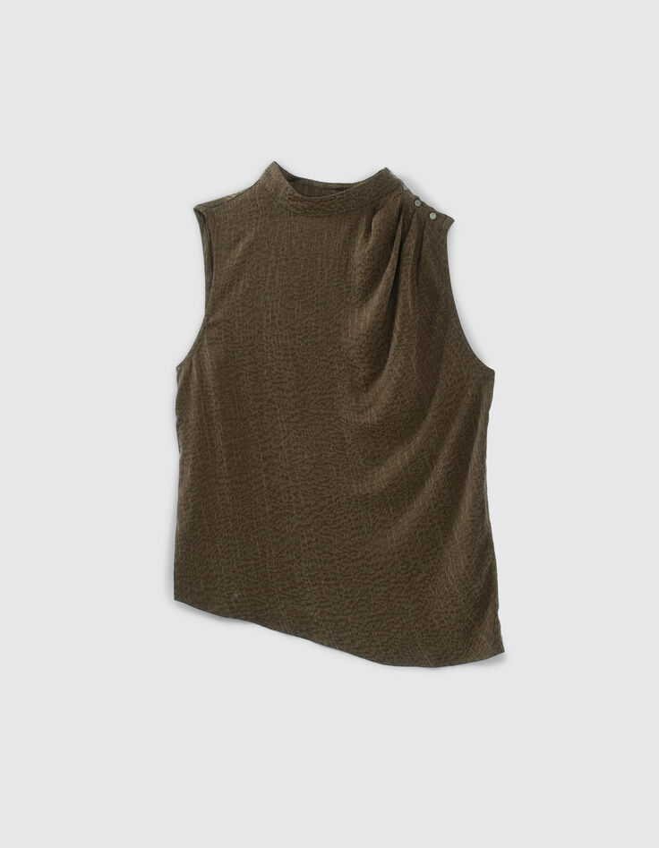 Top lichen jacquard motif army vibes Femme-5 Top lichen jacquard motif army vibes Femme-5