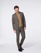 Men’s mink checked suit trousers-6