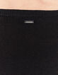 Jersey negro punto con puntadas relieve laterales Hombre -5