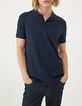 Marine polo SEAWOOL&reg; piqu&eacute;tricot Heren-2