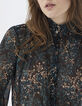 Damenbluse aus Voilechiffon mit geblümtem Arabeskenprint-4