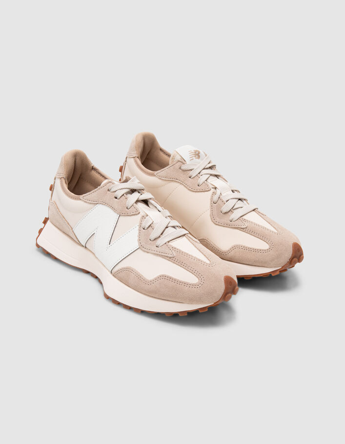 New Balance 327 Ikks Women's NEW BALANCE 327 Ecru Trainers IKKS