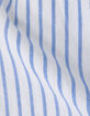 Blue stripes belted jumpsuit for girl-10