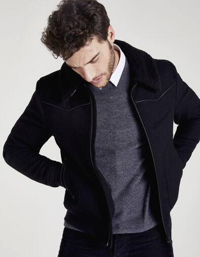 Men's wool jacket - IKKS