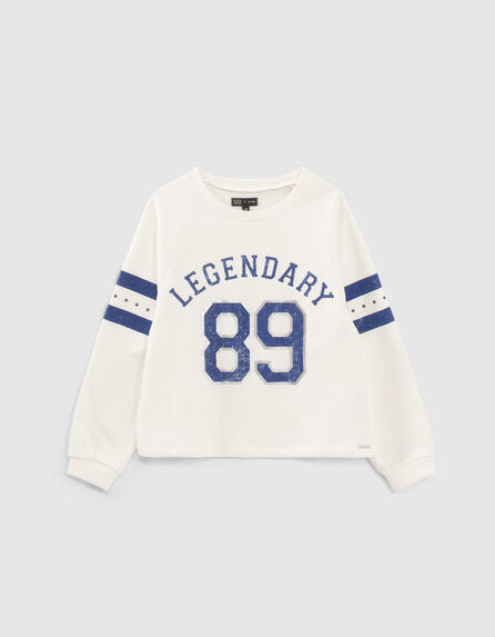 Girls’ off-white XL numbers sweatshirt