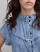 Women's LYOCELL&reg; button-down denim dress-4