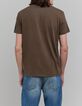 T-shirt laurel organic cotton skull-card Men-3