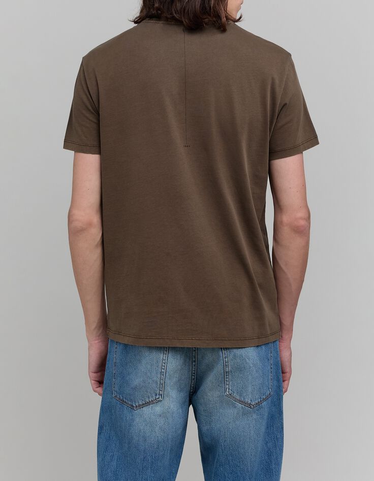 T-shirt laurel organic cotton skull-card Men-3