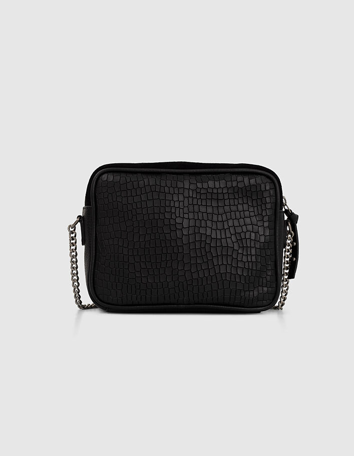 Women’s The Lover black python and pony-look boxy bag-2