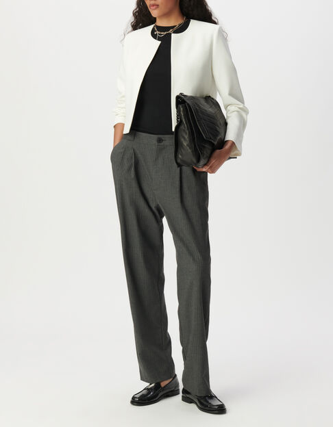 Ecru Bolerojacke in Cropped-L&auml;nge - IKKS