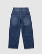 Boys’ blue carpenter-style loose jeans-5