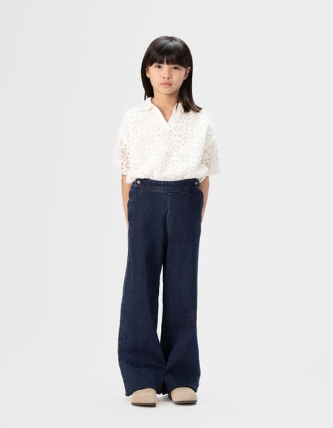 Jean LARGE brut ultra-résistant esprit pont fille - IKKS