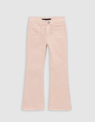 Vaqueros FLARE rosa waterless bolsillos parche ni&ntilde;a - IKKS