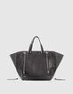 Sac cabas LE 1440 Rock noir cuir clout&eacute; Femme-2
