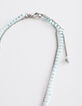 Collier sautoir double rangs œil bijou femme-3