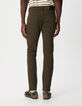 Men's Khaki Slim-Fit Jeans by Bruce-3