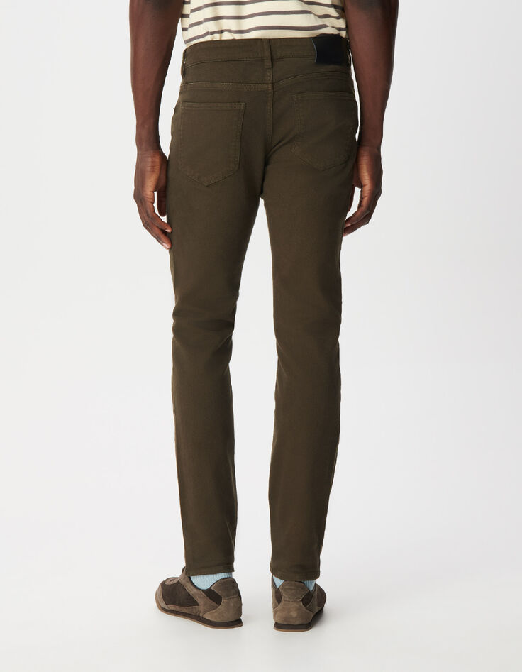 Men's Khaki Slim-Fit Jeans by Bruce-3