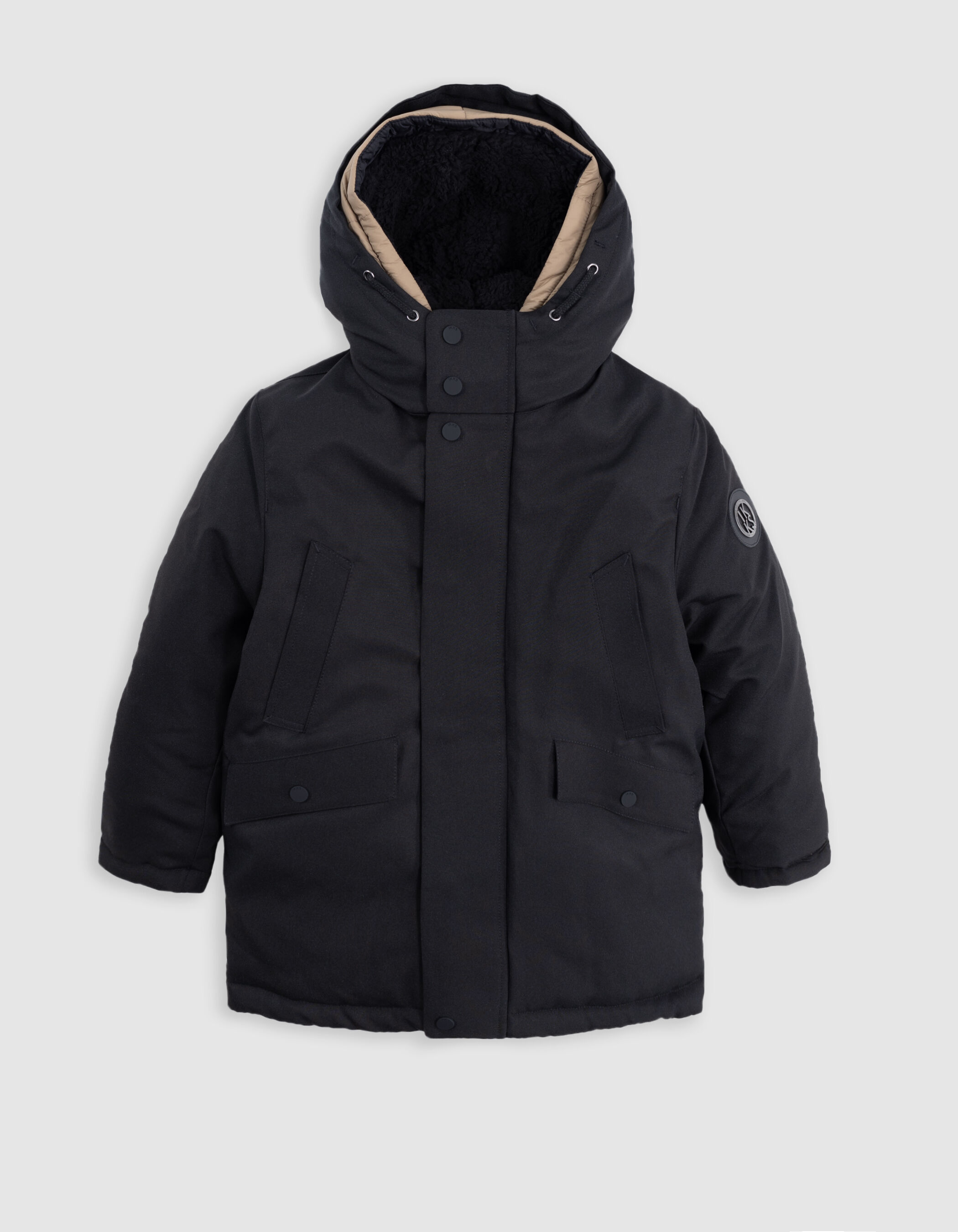 Parka 3 en 1 noire avec doudoune reversible garcon IKKS