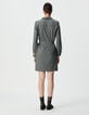 Women’s grey wraparound shirt dress-2 Women’s grey wraparound shirt dress-2