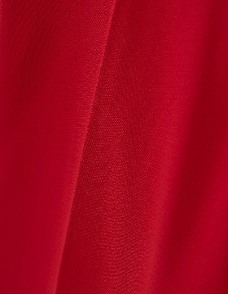Women's poppy red suit trousers-7