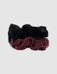 Schwarze und rosa Glitzer Haargummis f&uuml;r M&auml;dchen-2