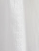 Blouse blanc cass&eacute; d&eacute;tails plis et dentelle Femme-8