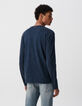 T-shirt encre coton bio à manches longues Homme-3