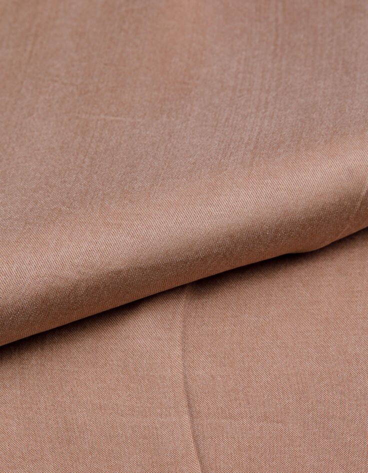 Pantalon de tailleur marron mix Lyocell&reg; Femme-8