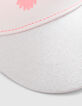 Gorra silver, rosa, malla rosa fluo niña-5