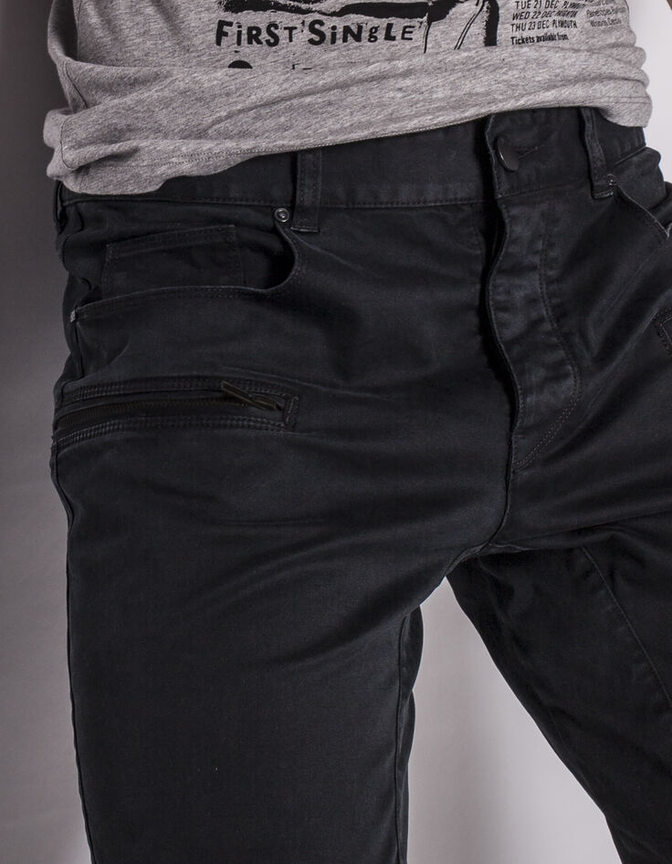 Pantalon gris homme-4