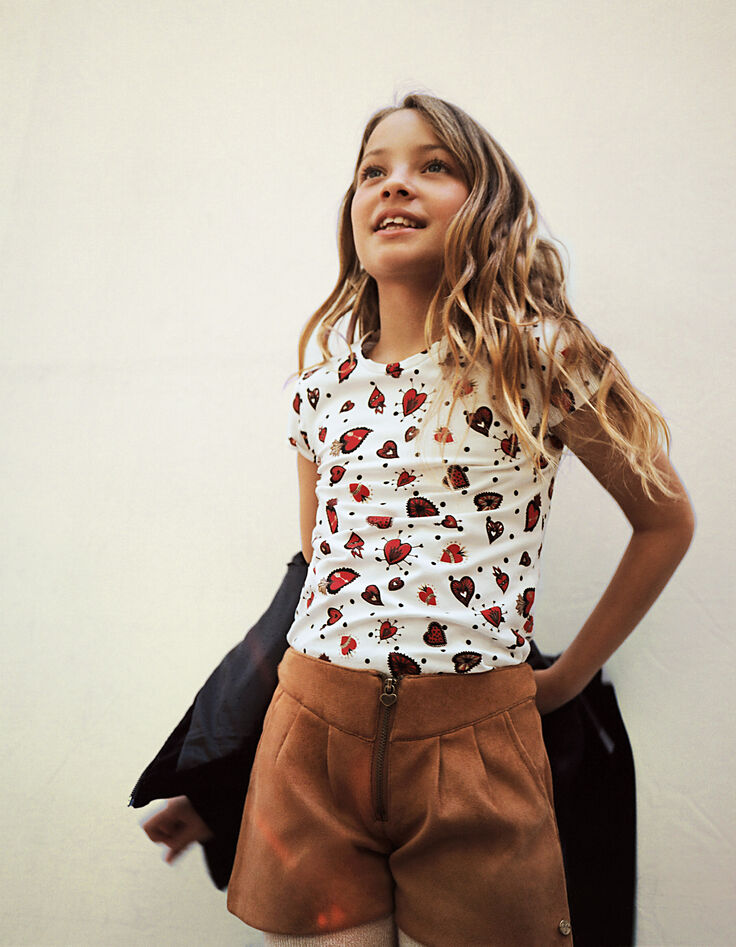 Camiseta corazones niña-1